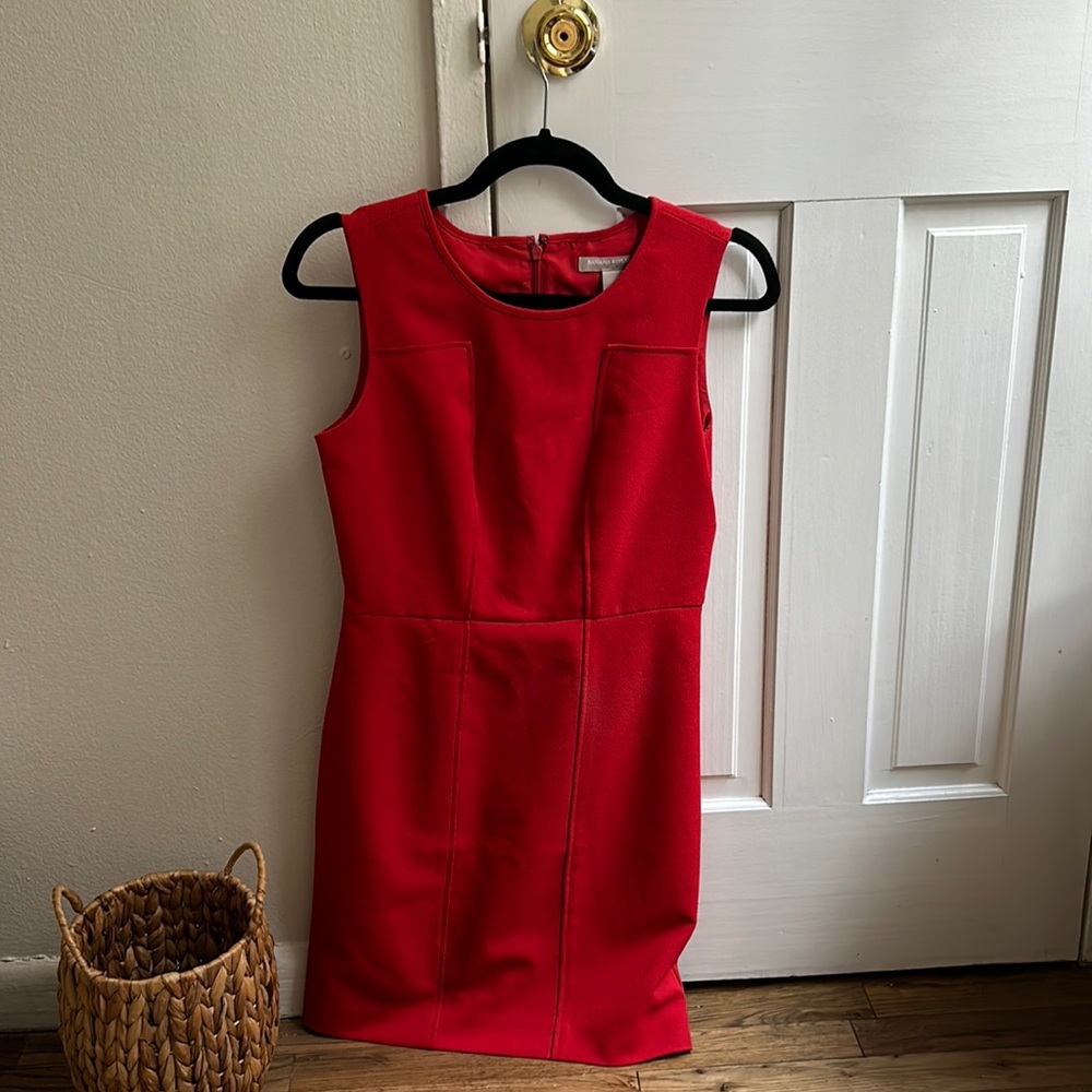Banana Republic work dress red
